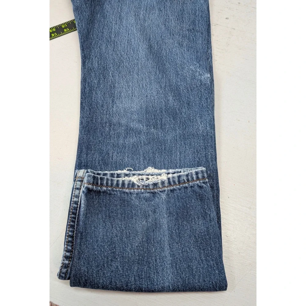 Levi's 505 Regular Fit Denim Jeans Men's 31x30 Med Wash Blue Straight Leg Cotton